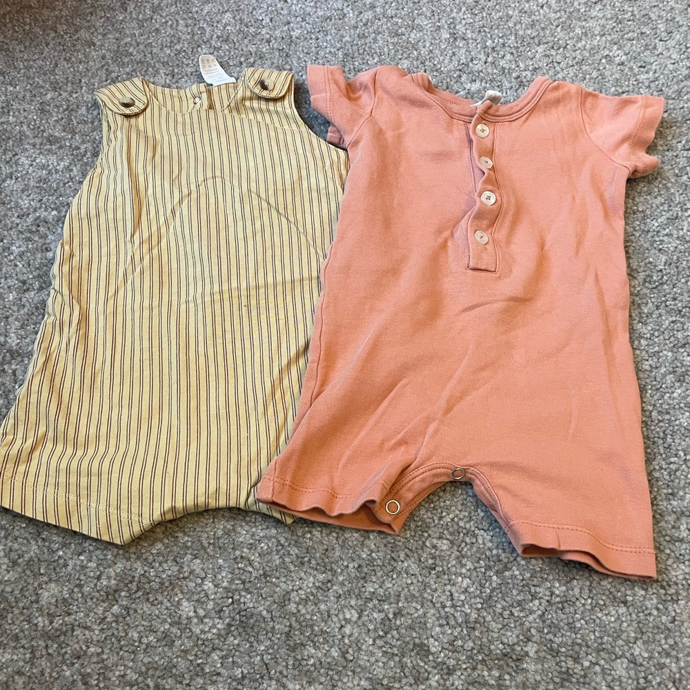 Kate Quinn ORGANIC Rompers Bundle of TWO